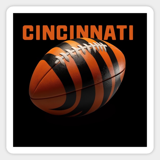 Cincinnati Football Sticker by DavidLoblaw